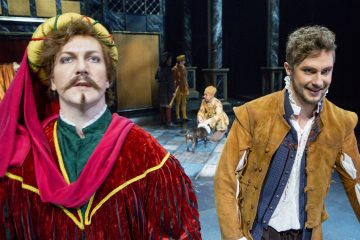 Helsingin Kaupunginteatteri – Rakastunut Shakespeare – Kuvassa Petrus Kähkönen ja Heikki Ranta – Kuva Tapio Vanhatalo