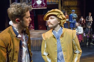 Helsingin Kaupunginteatteri – Rakastunut Shakespeare – Kuvassa Heikki Ranta ja Miila Virtanen – Kuva Tapio Vanhatalo