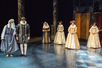 Helsingin Kaupunginteatteri – Rakastunut Shakespeare – Kuvassa Heikki Ranta, Mikko Vihma, Heidi Herala, Heidi Naakka, Inka Tiitinen, Raili Raitala – Kuva Tapio Vanhatalo