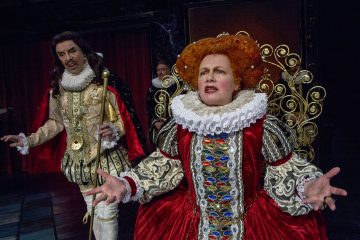 Helsingin Kaupunginteatteri – Rakastunut Shakespeare – Kuvassa Risto Kaskilahti ja Helena Haaranen – Kuva Tapio Vanhatalo