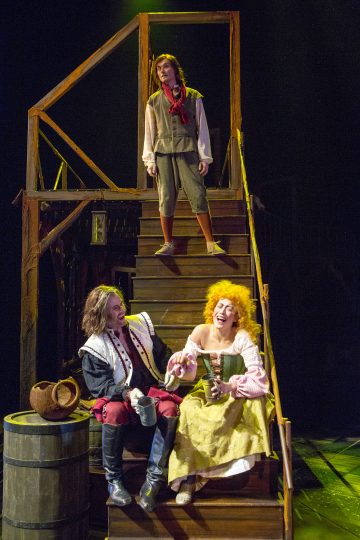 Helsingin Kaupunginteatteri – Rakastunut Shakespeare – Kuvassa Kari Mattila, Ilkka Kokkonen, Jyrki Kasper – Kuva Tapio Vanhatalo