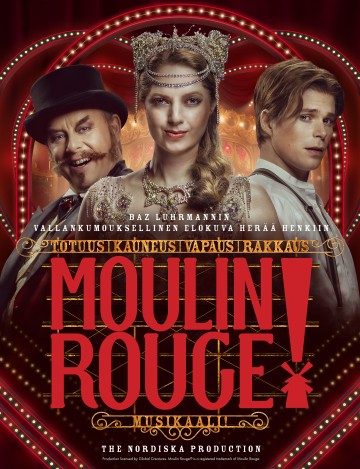 Helsingin Kaupunginteatteri – Moulin Rouge! Musikaali – Kuvassa Risto Kaskilahti, Jennie Storbacka, Martti Manninen – Kuva Otto-Ville Väätäinen